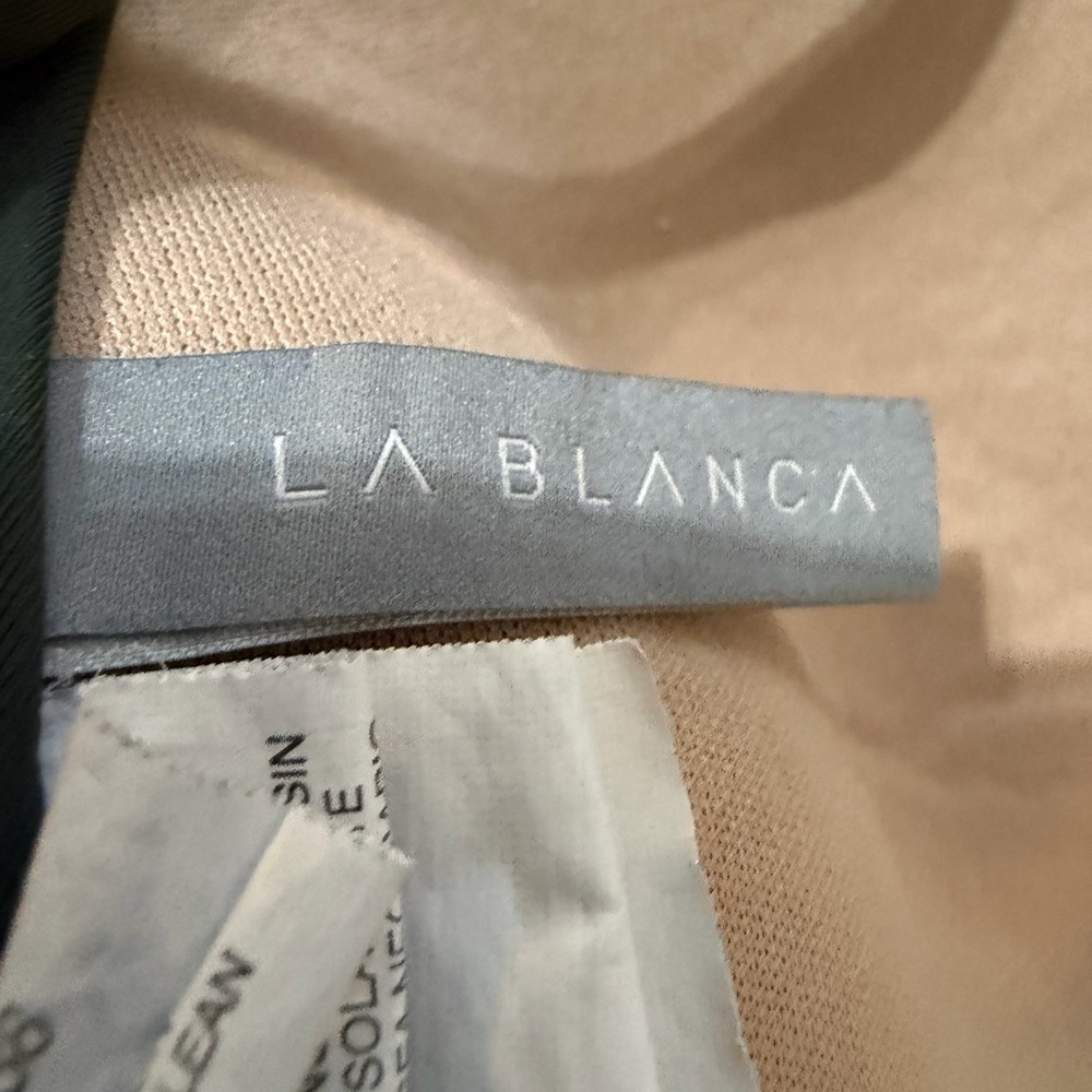 La Blanca Olive Green Halter Bikini Set - Picture 7 of 9